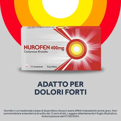 NUROFEN NUROFEN 12 compresse rivestite 400 mg NUROFEN NUROFEN 12 compresse rivestite 400 mg