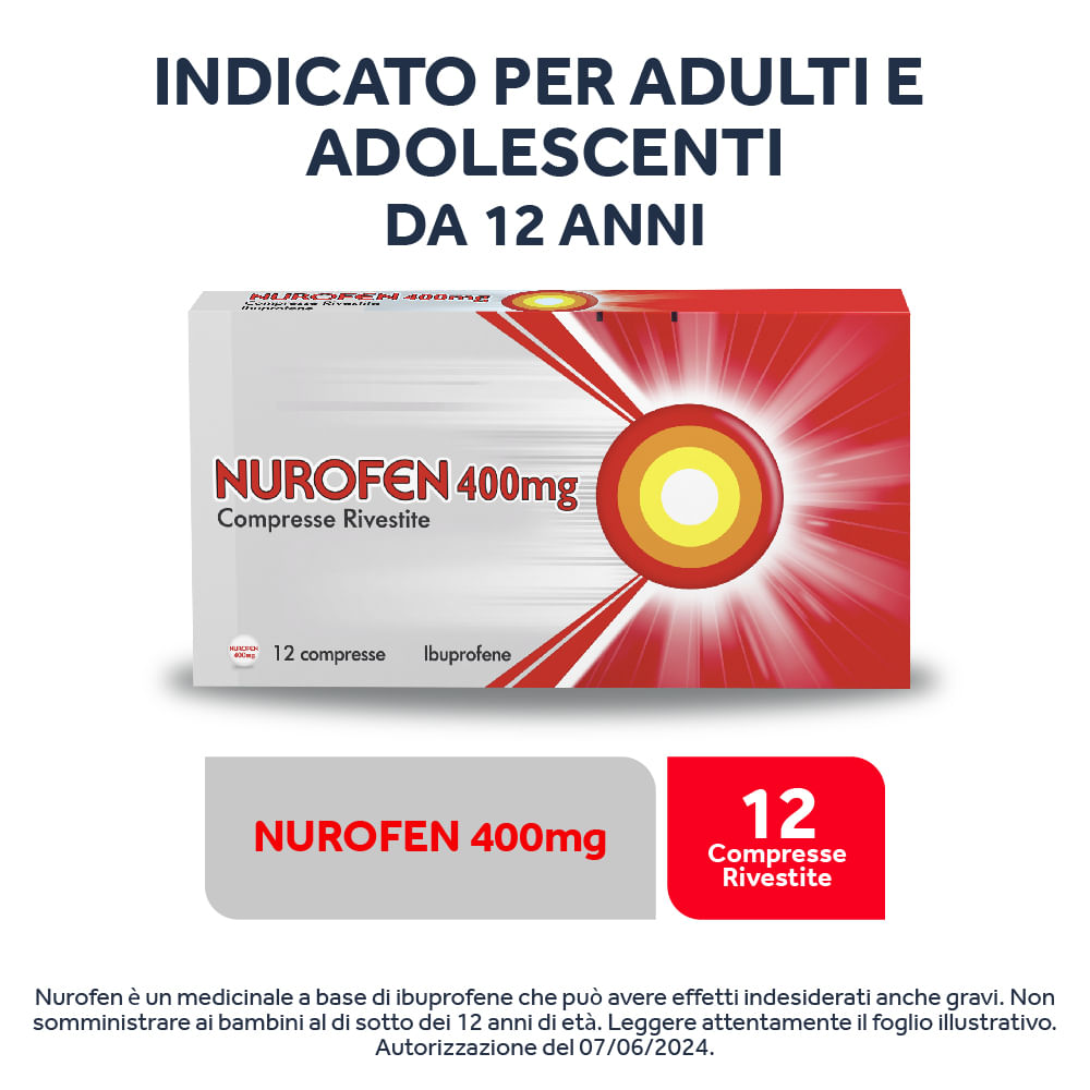 NUROFEN NUROFEN 12 compresse rivestite 400 mg