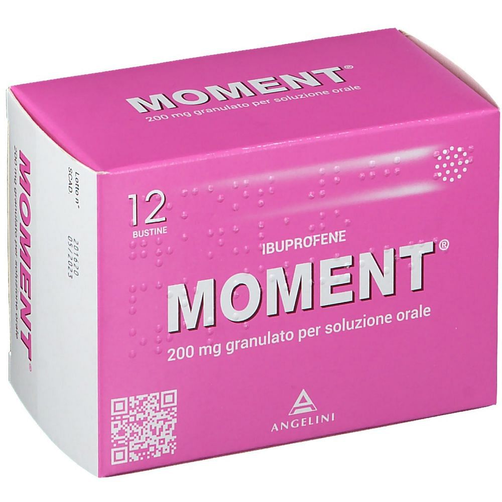 Moment 12 Bustine Granulato 200 Mg