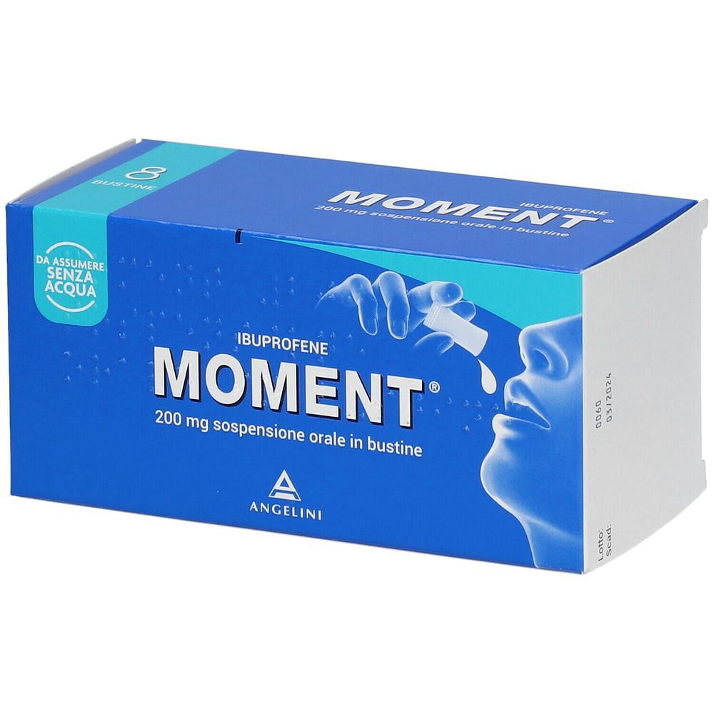 Moment 200 Mg Sospensione Orale 8 Bustine