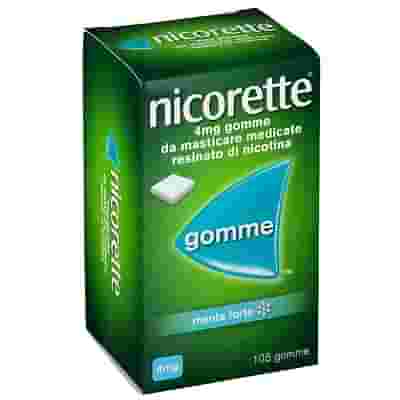 NICORETTE NICORETTE 105 gomme masticabili 4 mg menta forte