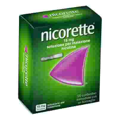 NICORETTE soluzione inalatoria 20 flaconcini monodose 15 mg