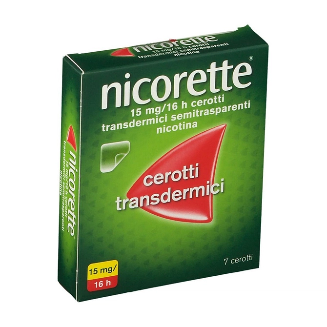 Nicorette 7 Cerotti Transd 15 Mg/16 Ore