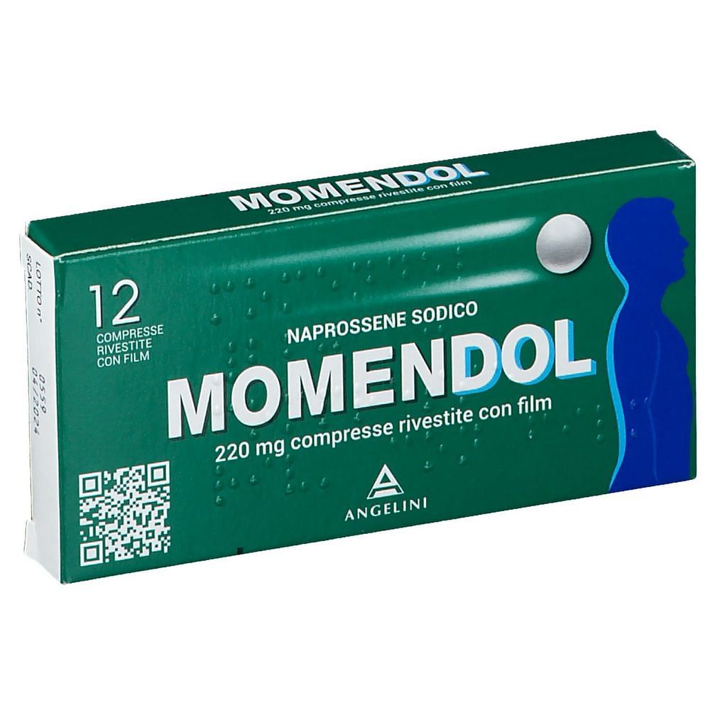 Momendol 12 Compresse Rivestite 220 Mg