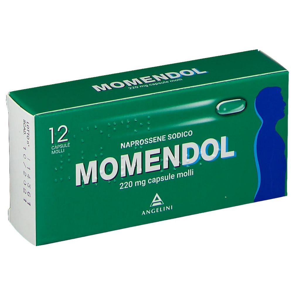 Momendol 12 Capsule Molli 220 Mg