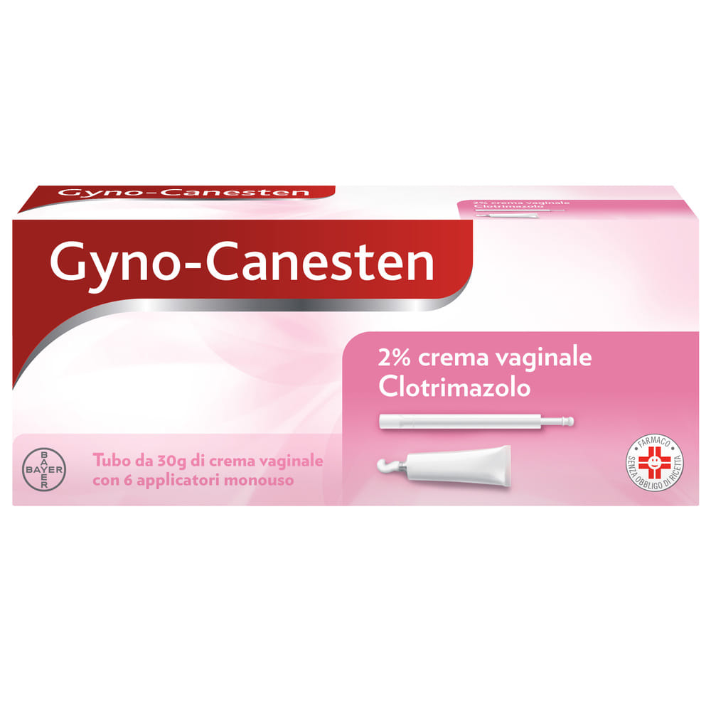 Gyno-Canesten Crema Intima Trattamento Sintomi Candida contro Prurito, Bruciore Intimo e Perdite, Tubo 30g