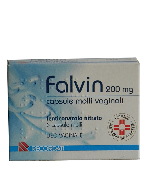 Falvin 6 Capsule Molli Vaginali 200 Mg