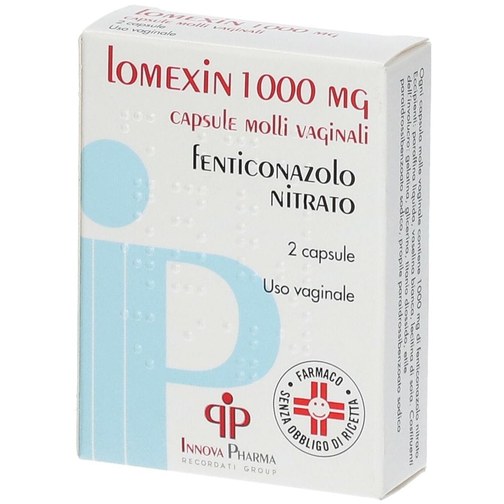 LOMEXIN 2 capsule molli vaginali 1.000 mg
