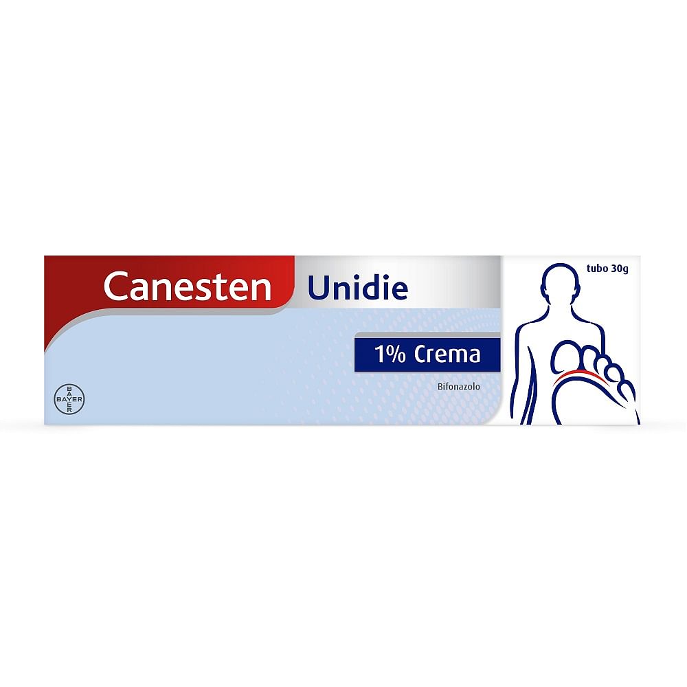 Canesten Unidie Crema Antimicotico Antifungino Contro Funghi Micosi Piede D'atleta, Tubo 30g