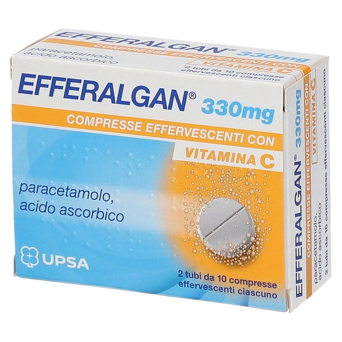Efferalgan 20 Cpr Eff 330 Mg + 200 Mg