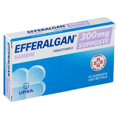 EFFERALGAN 10 supposte 300 mg EFFERALGAN 10 supposte 300 mg