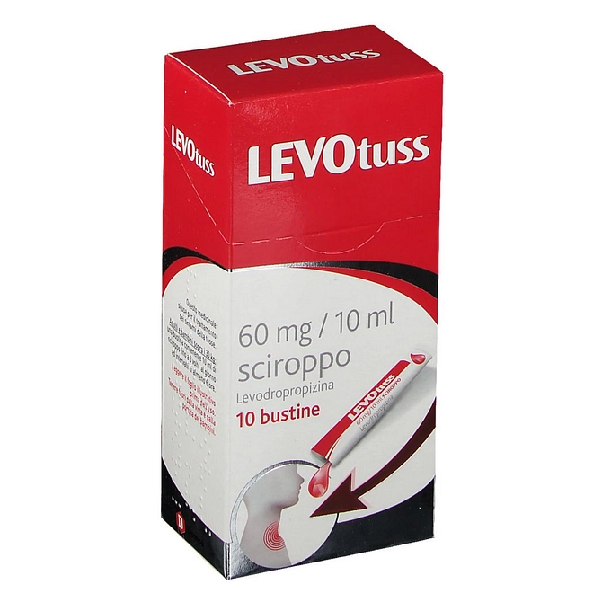 Levotuss Sciroppo 10 Bust 60 Mg/10 Ml