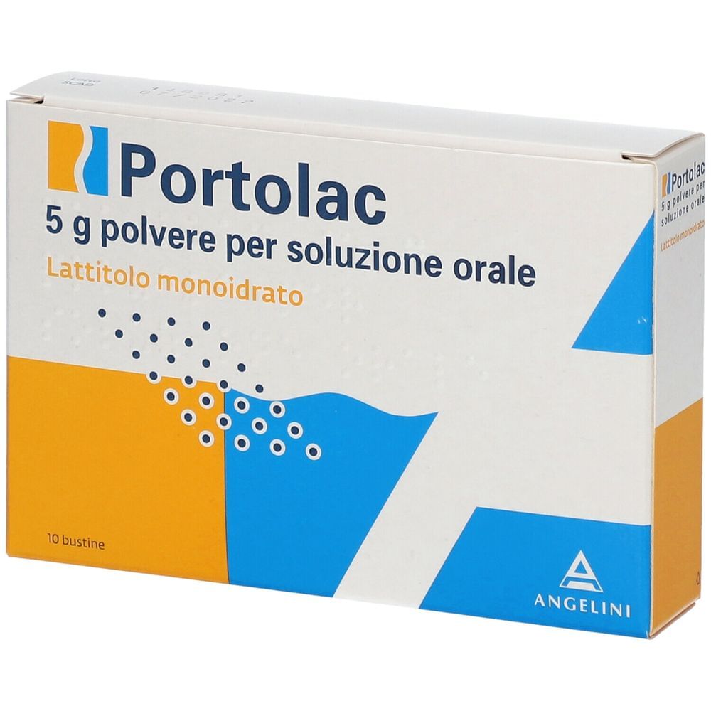 PORTOLAC 10 bustine polvere orale 5 g
