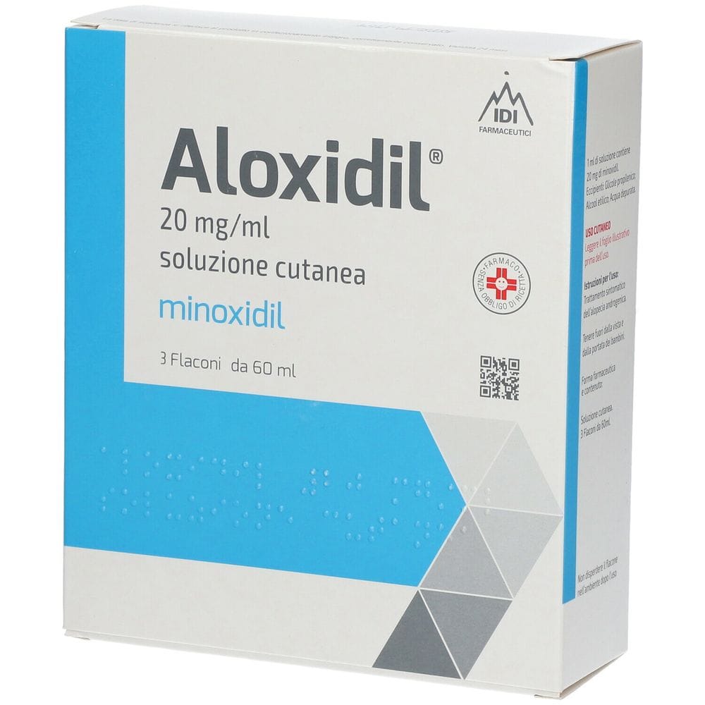 ALOXIDIL*2% SOLUZ CUTANEA 3FL