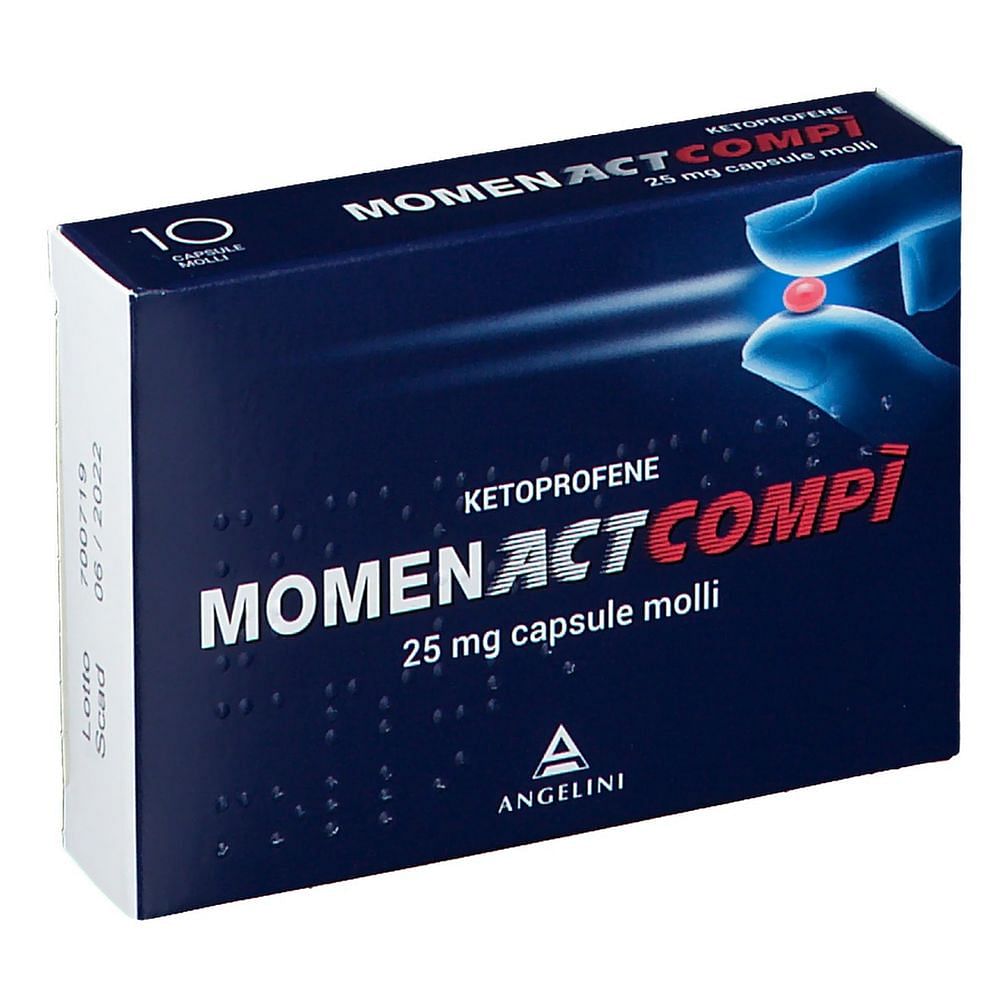 Momenactcompi 10 Capsule 25 Mg