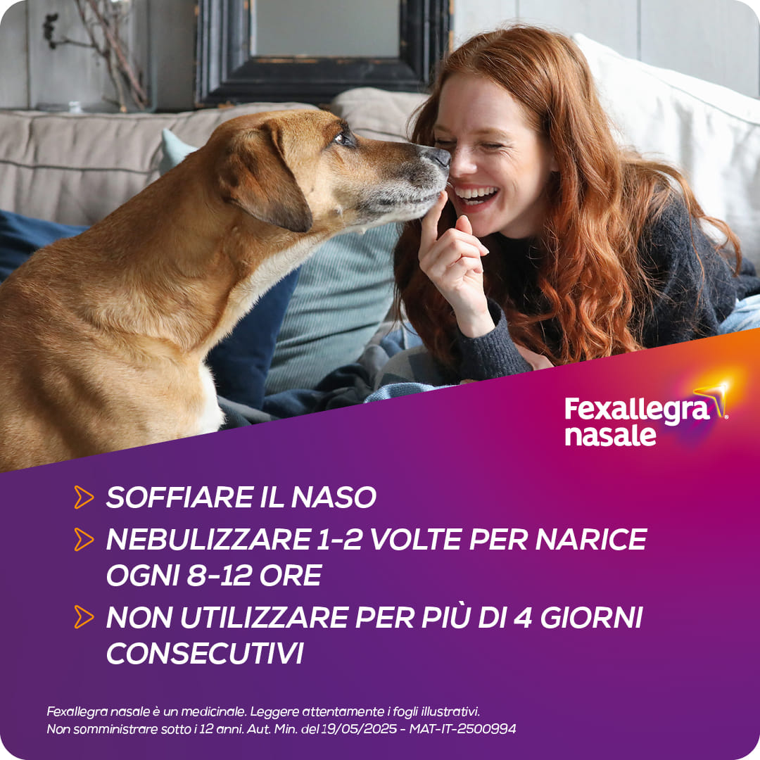 Fexallegra nasale, Antistaminico Allergia Decongestionante per i Sintomi della Rinite Allergica, Formato da 10 ML