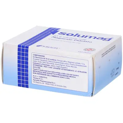 SOLUMAG orale soluzione 20 flaconcini 1,5 g 10 ml SOLUMAG orale soluzione 20 flaconcini 1,5 g 10 ml