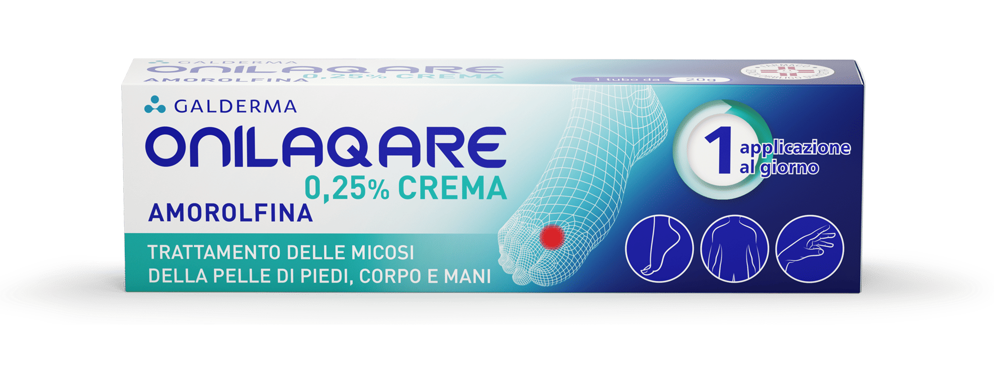 LOCETAR crema dermatologica 20 g 0,25%