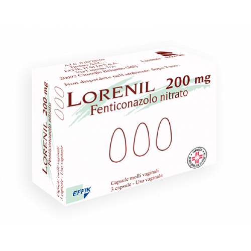 Lorenil 3 Capsule Molli Vaginali 200 Mg