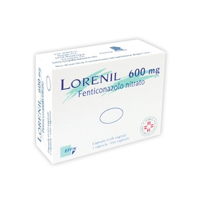 Lorenil 1 Cps Molli Vag 600 Mg