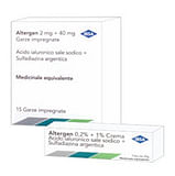 ALTERGEN 15 garze 2 mg + 40mg 10 cm x 10 cm