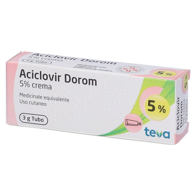 Aciclovir (Dorom) Crema Derm 3 G 5%