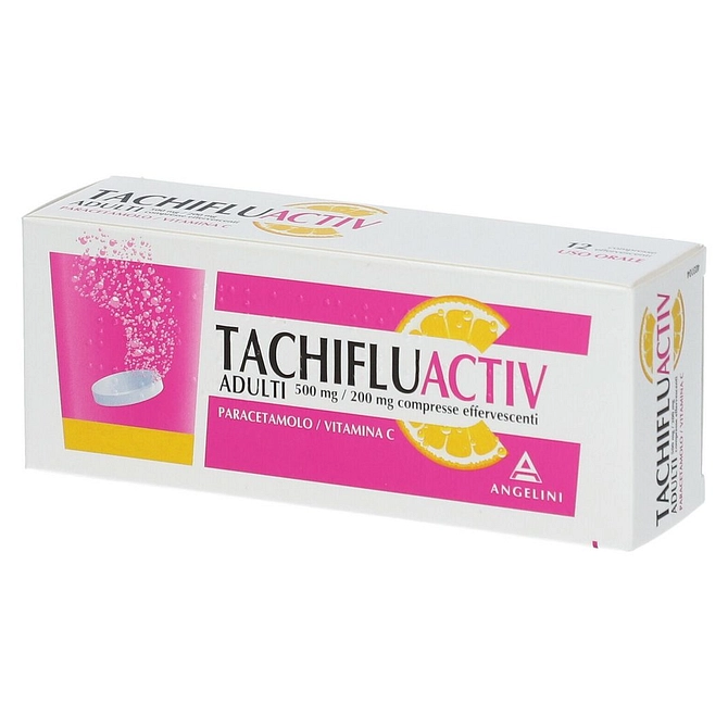Tachipirinaflu 12 Cpr Eff 500 Mg + 200 Mg