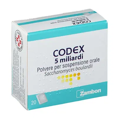 CODEX 20 bustine polvere orale 5 mld 250 mg CODEX 20 bustine polvere orale 5 mld 250 mg