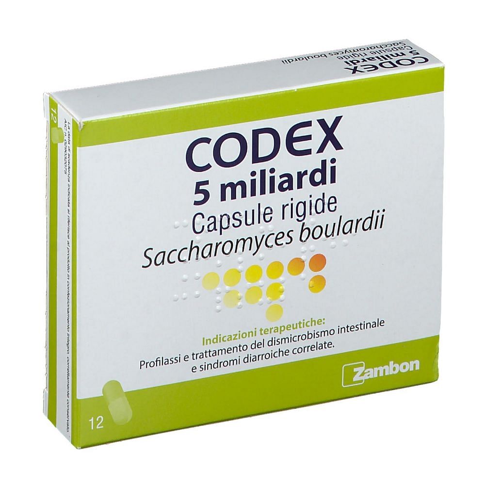 Codex 12 Capsule 5 Miliardi 250 Mg