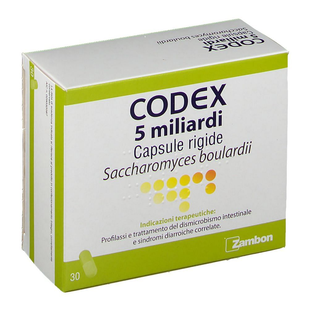 Codex 30 Capsule 5 Miliardi 250 Mg