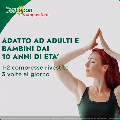 Buscopan Compositum Doppia Azione Contro Dolori Forti e Crampi Addominali, 20 Compresse Rivestite Buscopan Compositum Doppia Azione Contro Dolori Forti e Crampi Addominali, 20 Compresse Rivestite