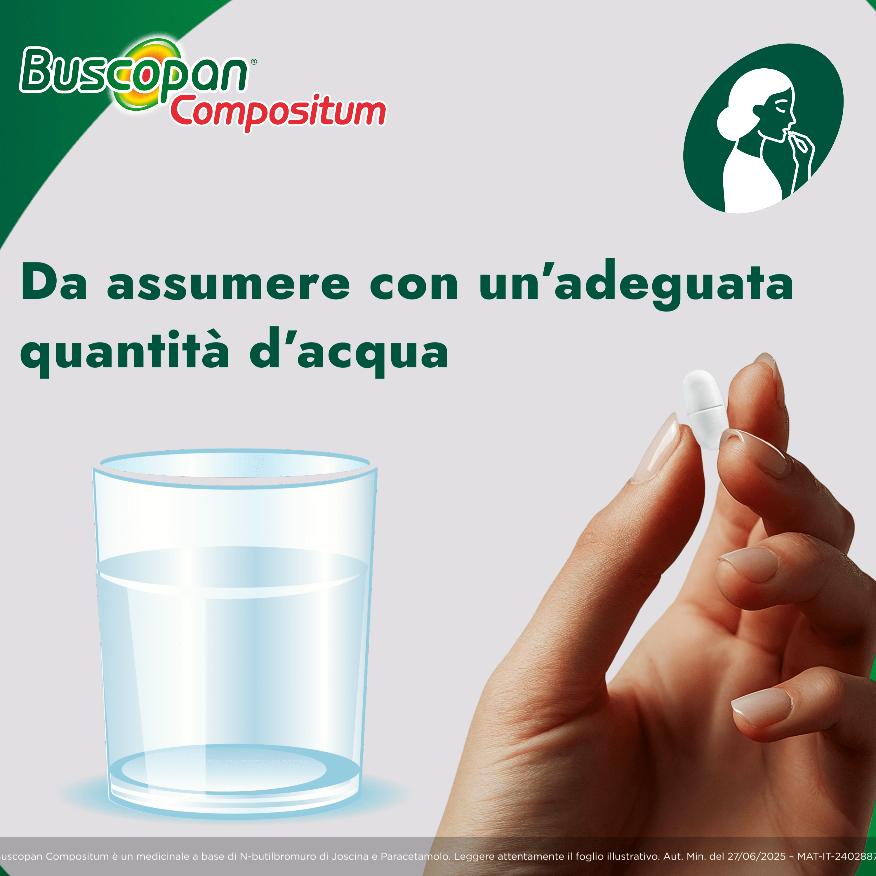 Buscopan Compositum Doppia Azione Contro Dolori Forti e Crampi Addominali, 20 Compresse Rivestite
