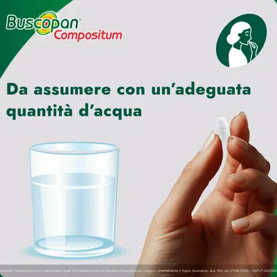 Buscopan Compositum Doppia Azione Contro Dolori Forti e Crampi Addominali, 20 Compresse Rivestite Buscopan Compositum Doppia Azione Contro Dolori Forti e Crampi Addominali, 20 Compresse Rivestite