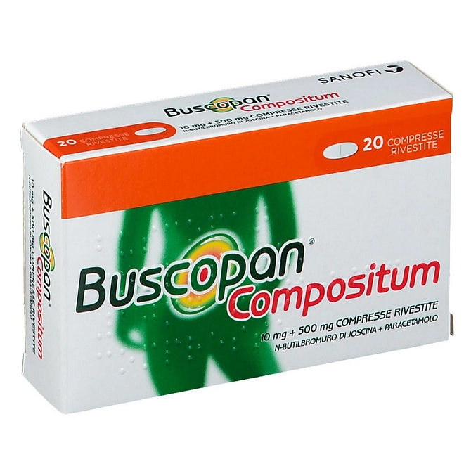Buscopan Compositum 20 Cpr Riv 10 Mg + 500 Mg