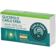 GLICEROLO (CARLO ERBA) AD 18 supposte 2.250 mg