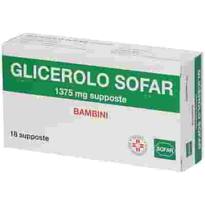 GLICEROLO SOFAR BB 18 supposte 1.375 mg