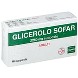 GLICEROLO (SOFAR) AD 18 supposte 2.250 mg