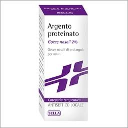 ARGENTO PROTEINATO (SELLA) AD gocce orali 10 ml 2%
