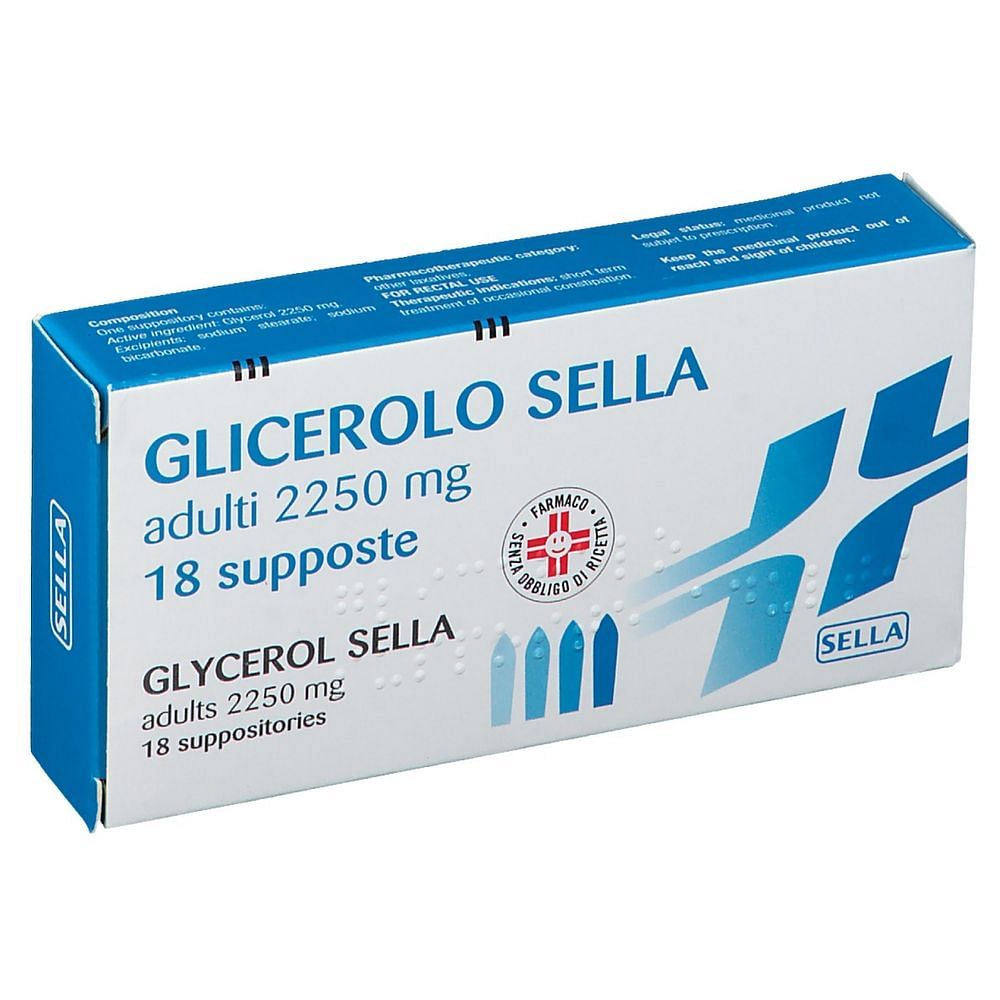 Glicerolo (Sella) Ad 18 Supposte 2.250 Mg