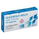 GLICEROLO (SELLA) AD 18 supposte 2.250 mg