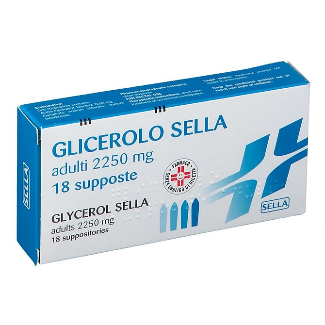 Glicerolo (Sella) Ad 18 Supp 2.250 Mg