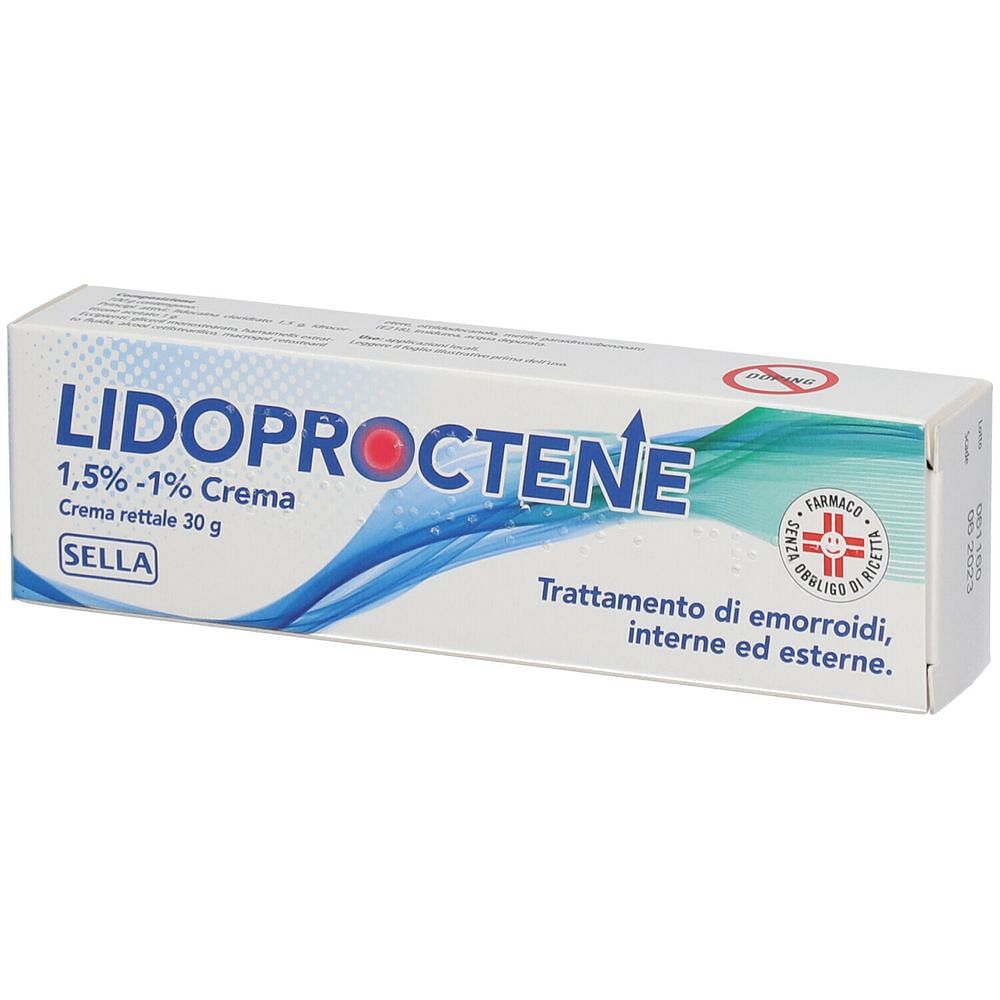 Lidoproctene Crema Dermatologica 30 G 1,5% + 1%