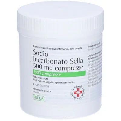 SODIO BICARB*1000CPR 500MG SODIO BICARB*1000CPR 500MG