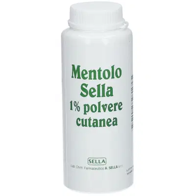 MENTOLO (SELLA) polvere cutanea 100 g 1% MENTOLO (SELLA) polvere cutanea 100 g 1%
