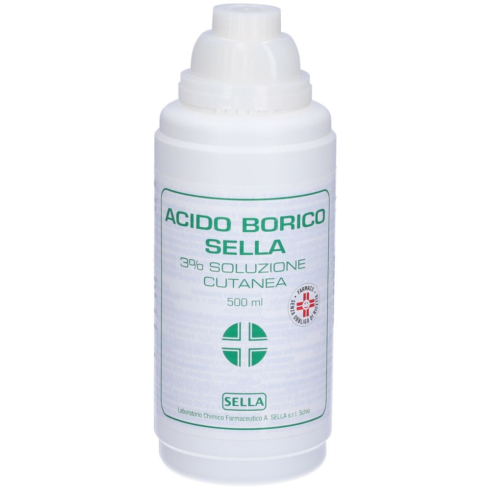 ACIDO BORICO (SELLA) soluzione u.e. 500 ml 3%