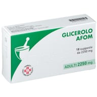 GLICEROLO AFOM*AD 18SUPP2250MG