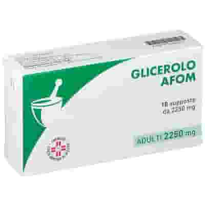 GLICEROLO AFOM*AD 18SUPP2250MG