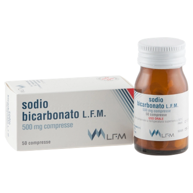 Sodio Bicarbonato (Laboratorio Farmacologico Milanese) 50 Cpr 500 Mg Flacone