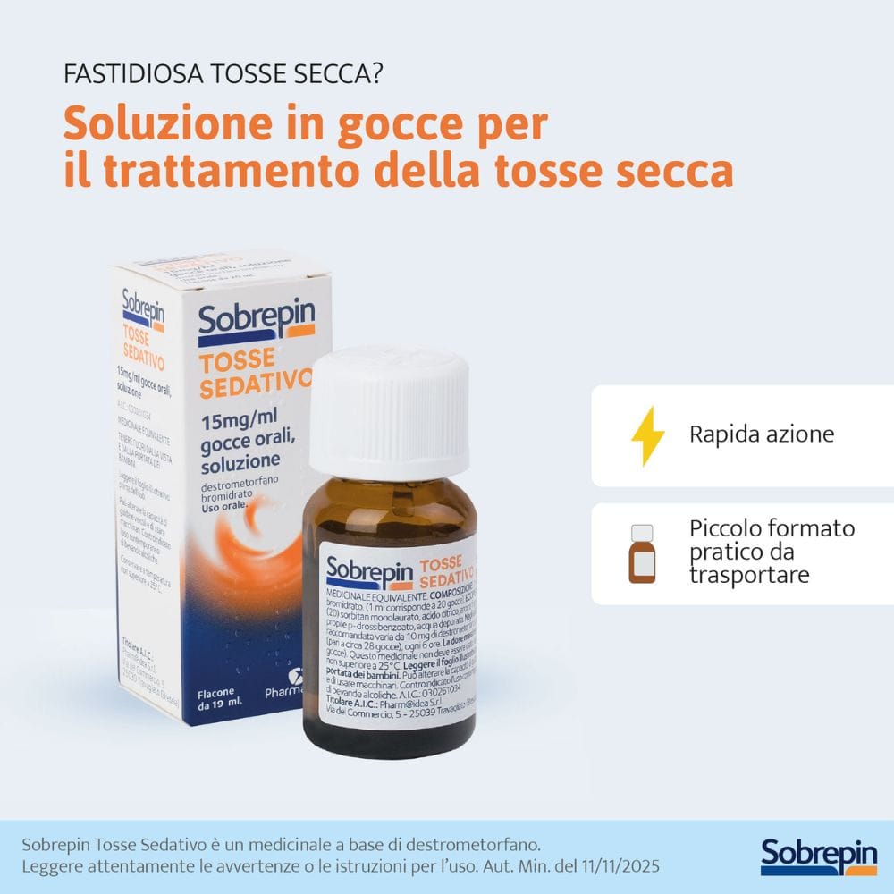 SOBREPIN TOSSE SED*GOCCE 19ML