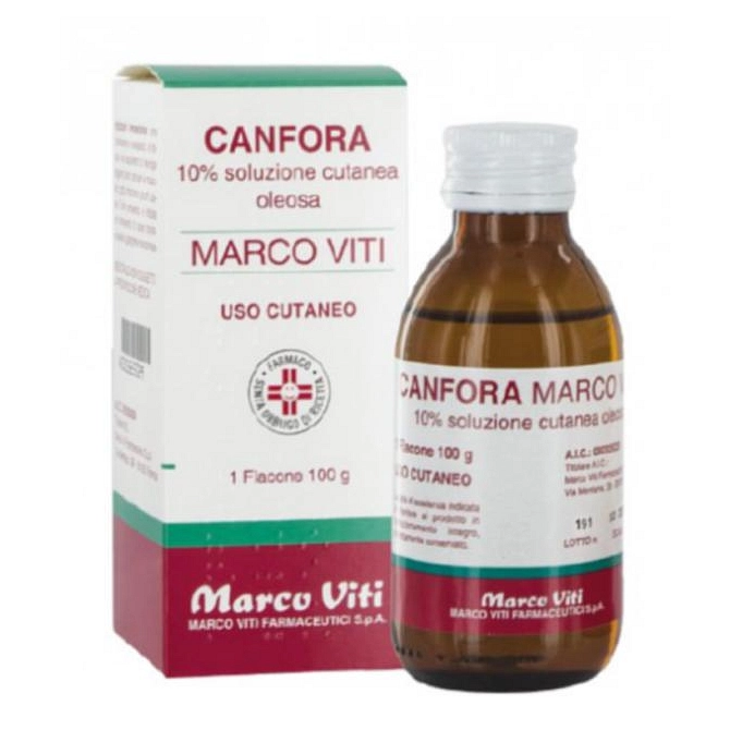 Canfora (Marco Viti) Soluz Cutanea Oleosa 100 G 10%